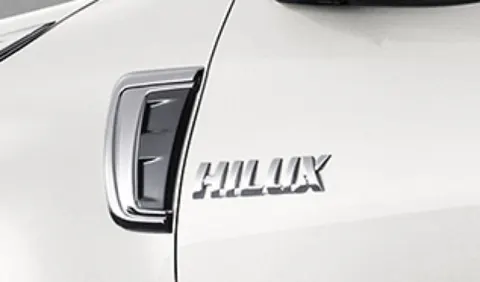 Emb Crom de guardabarros para Toyota Hilux DX/SR