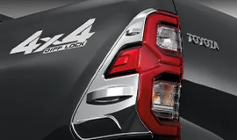 EMBELLECEDOR FAROS TRASEROS para Toyota Hilux DX/SR