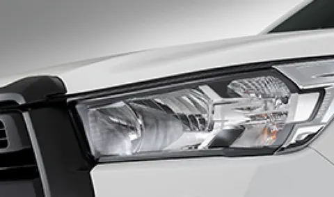 EMBELLECEDOR DE FAROS DELANTEROS LUZ LED para Toyota Hilux DX/SR